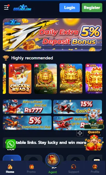 8888ace game interface