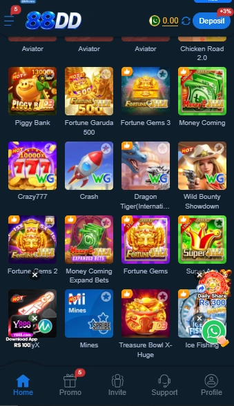 TEZPK Game interface