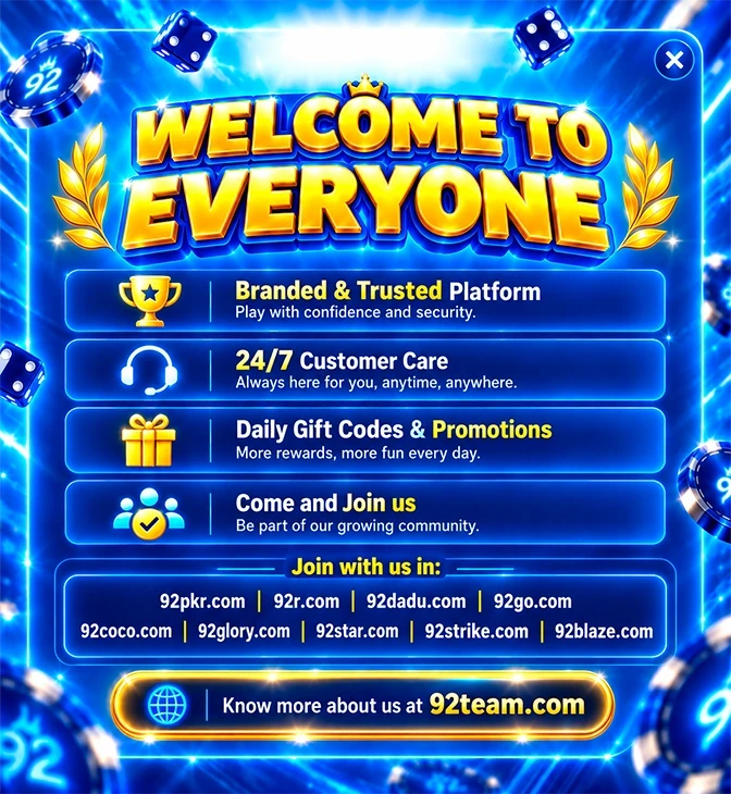 92 Blaze Game Welcome Bounes