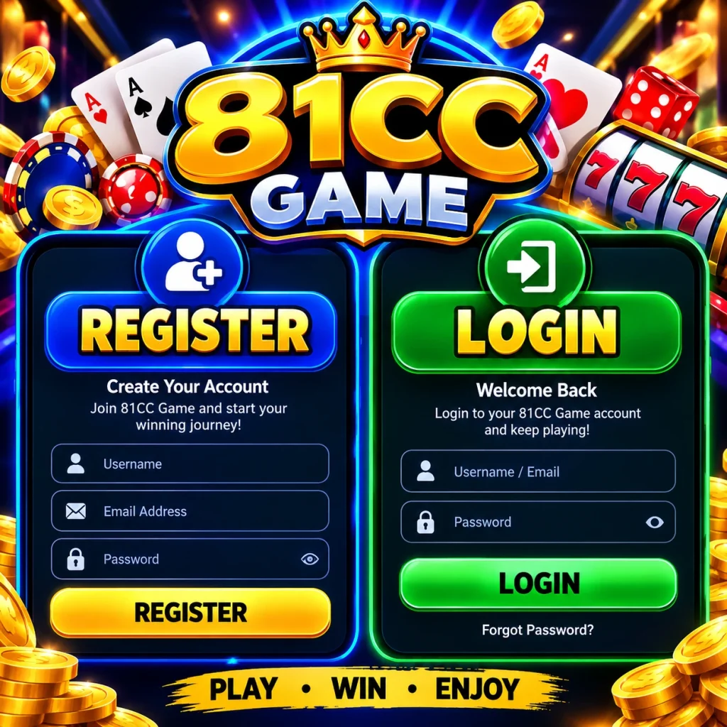 Register + Login 81C Game