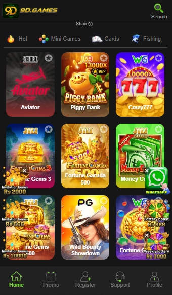 9DD game interface