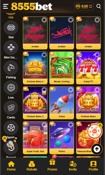 8555 Mega Game Interface