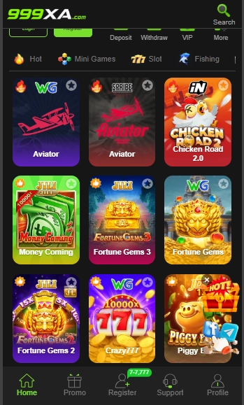 99XA Game Interface