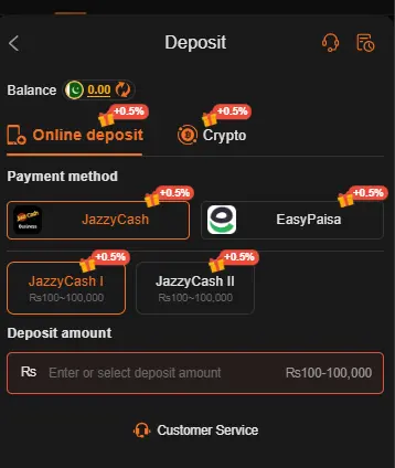 7777DX Game Payment Methods