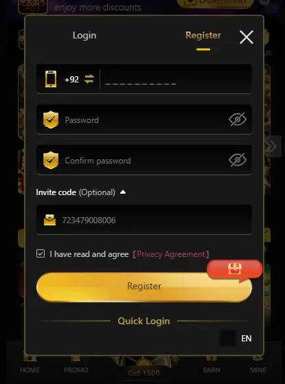 8557 Game Registration