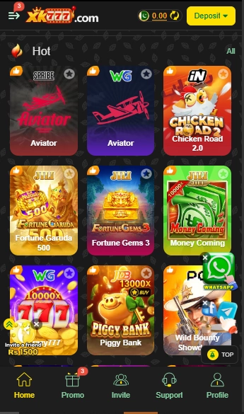 XK7777 Game Interface